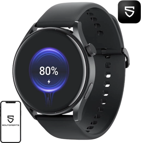 Montre intelligente Soundpeats Watch4 noire
