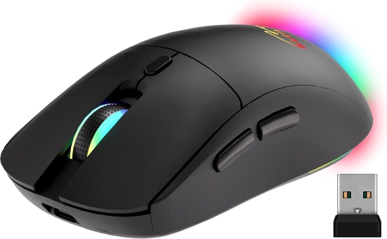 Stille klikken en snelle DPI‑wissel