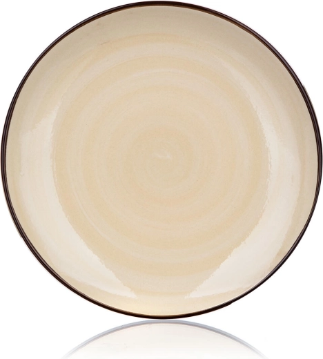 Elegante vormgeving met crèmekleurige glazuur