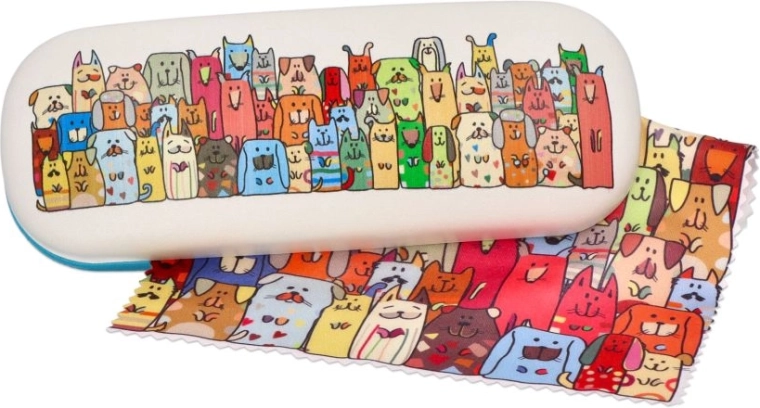 Stay Pawsitive Glasses Case