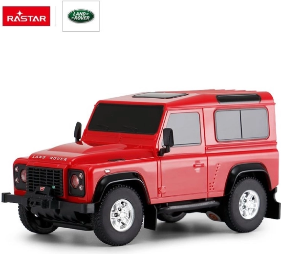 Rastar Land Rover Defender RC-auto 1:24 rood - 1 stuk