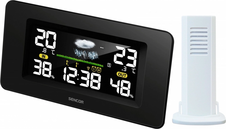 Wetterstation SWS 5270 mit farbigem LCD-Display