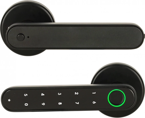 Serrure de porte électronique intelligente avec clavier, empreinte digitale et Bluetooth