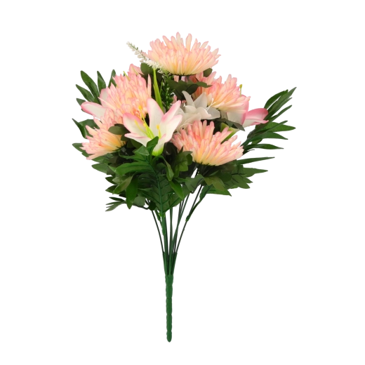 Realistische bloemen en weelderig blad