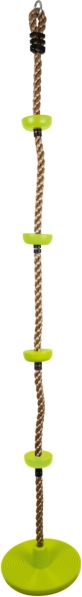 Small Foot klimschommel 2-in-1, klimtouw met schijven 190 cm