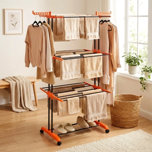 Bis zu 16,5 m Trockenfläche auf 24 Stangen