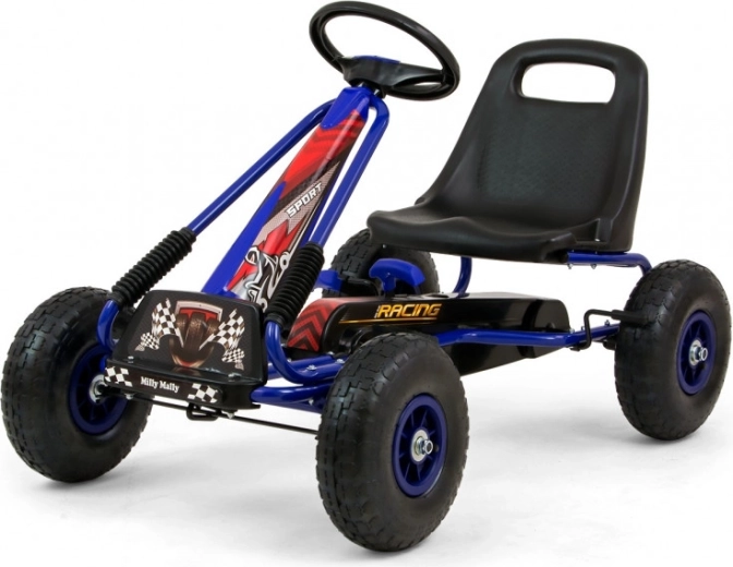 Children's Pedal Go-Kart Milly Mally Thor Blue