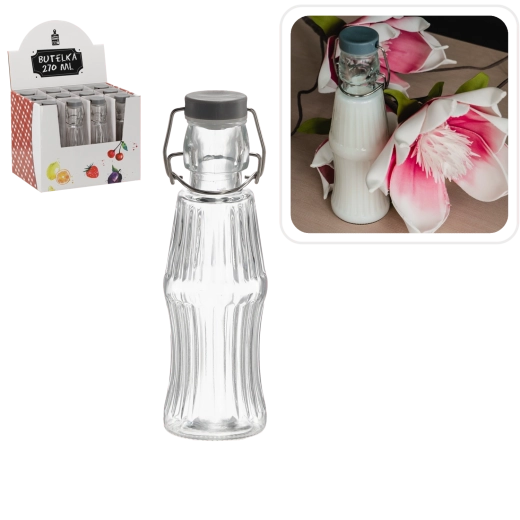 Glass bottle with mechanical closure 270 ml