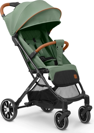 Smooth ride with 360° wheels and suspension