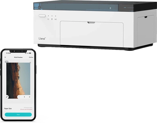 Wireless phone printing in moments