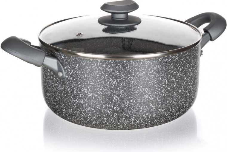 Geperste aluminium pan GRANITE 18 cm 1,75 l