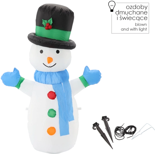 Stable outdoors thanks to stakes and guy lines