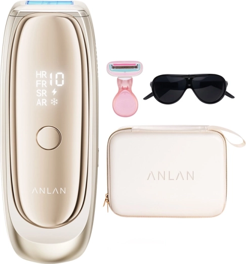 Sapphire cooling for comfort without irritation