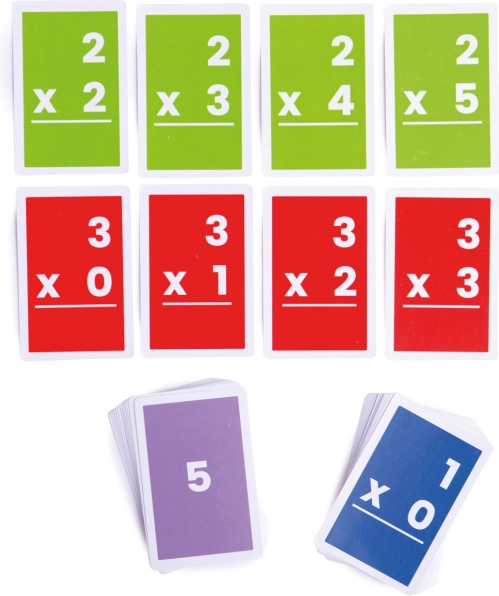 Bigjigs Toys cartes de multiplication 1–6
