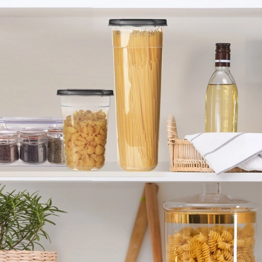 Organized and tidy pantry