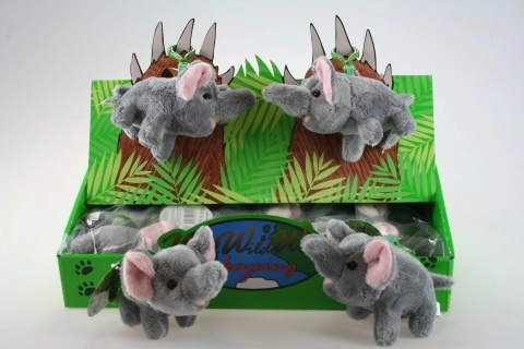 Éléphant en peluche – porte-clés 13 cm