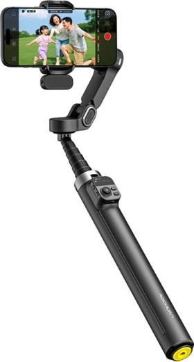 AOCHUAN V3 3-axis stabilizer (gimbal) for phone with AI face tracking, black