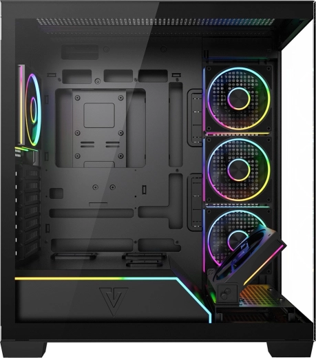 Cinq ventilateurs ARGB et contrôleur intégré