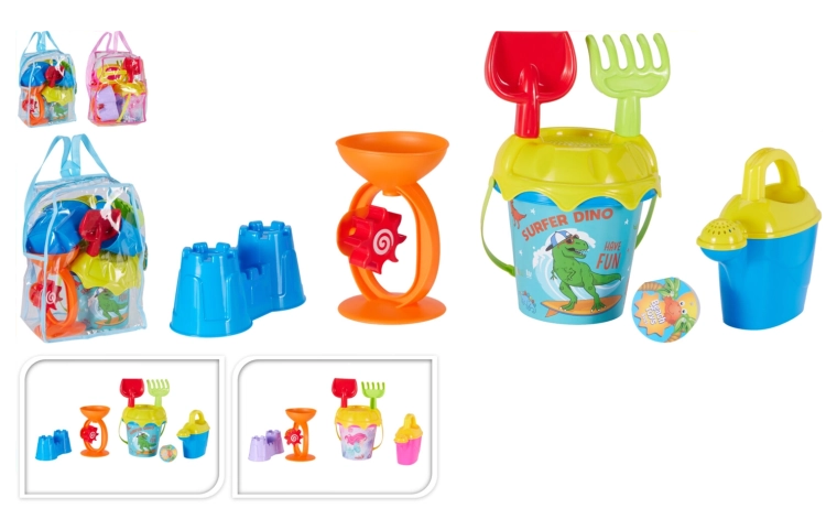 Set mit 8-teiligen Strandspielzeugen für Kinder