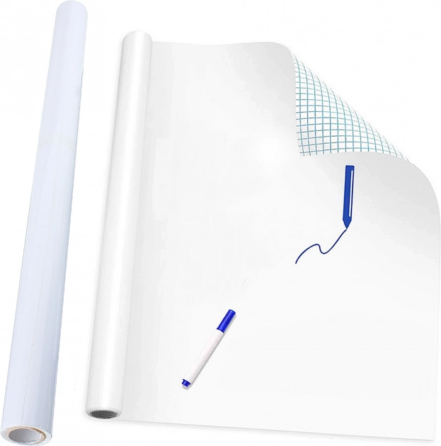 Zelfklevend whiteboard voor droog uitwisbaar 200 × 45 cm MAZAK