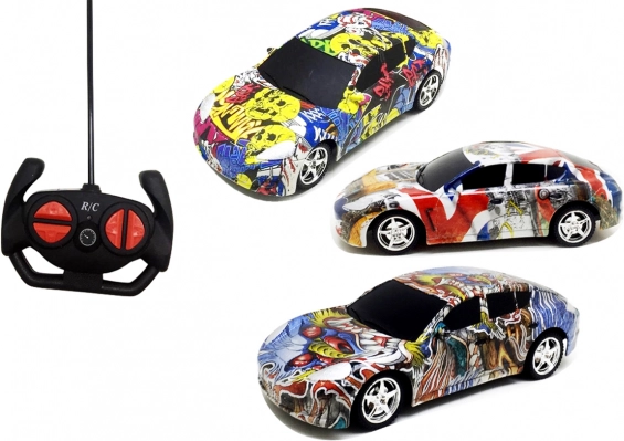 Remote Control Car with Graffiti