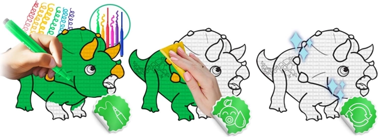 Dessine, efface et recommence – amusement infini sans désordre