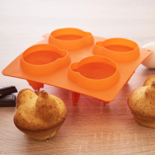 Non-stick, flexible silicone