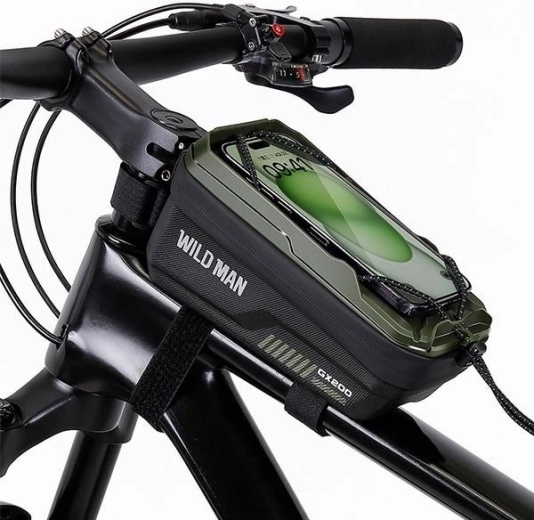 Wildman hoes en frametas voor fiets GX200 groen