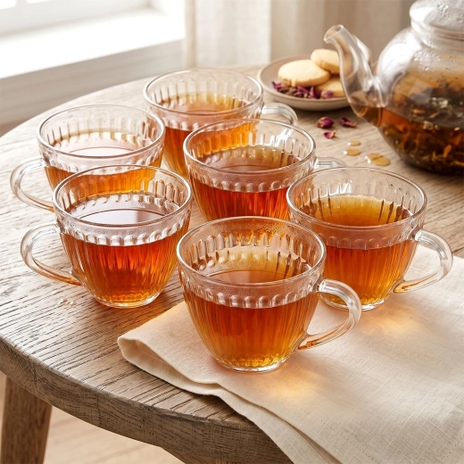 Set 6× 240 ml – ideaal voor warme en koude dranken