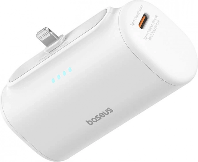 powerbank baseus compact 5000 mah 20 w wit
