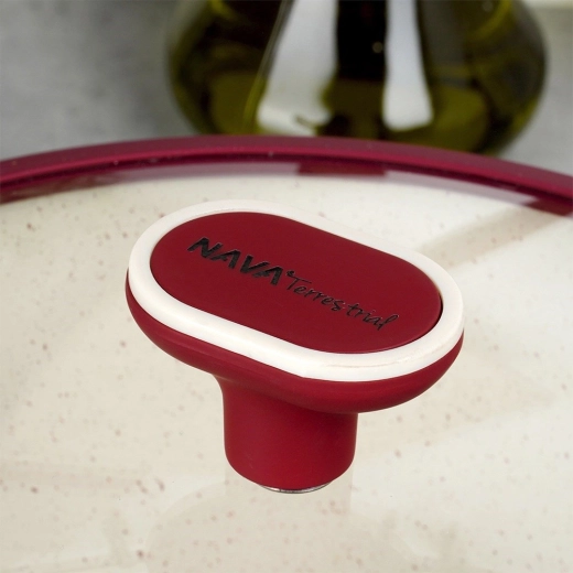 Veilige soft-touch handgrepen en glazen deksel