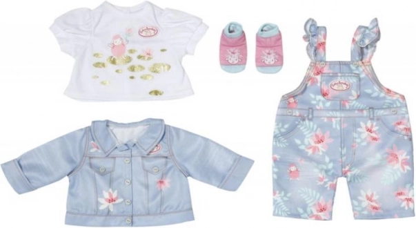 BABY ANNABELL Deluxe Denim Outfit for 43 cm Doll