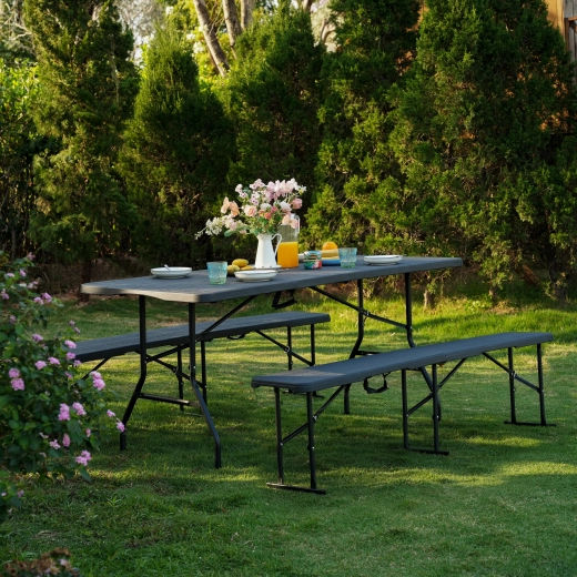 Klaar voor diners in de buitenlucht