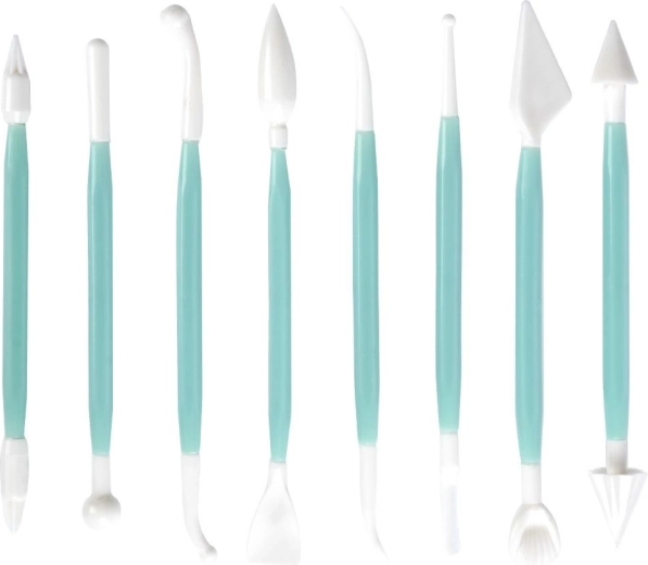 Set aus Spachteln und Modellierwerkzeugen für Torten, 8 Stk.