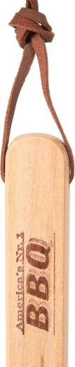 Houten handvat met ophangoog