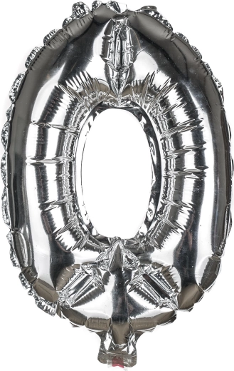 Folienballon Zahl 0, 30 cm – MY PARTY