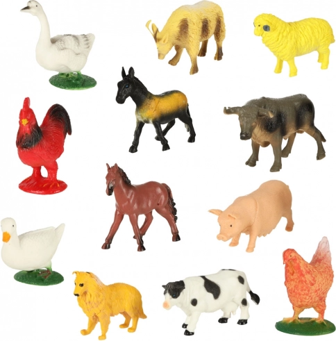 Set of Educational Farm Animal Figurines