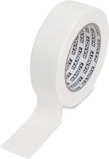 Ruban de masquage avec adhésif à base de solvant 50 m × 30 mm blanc