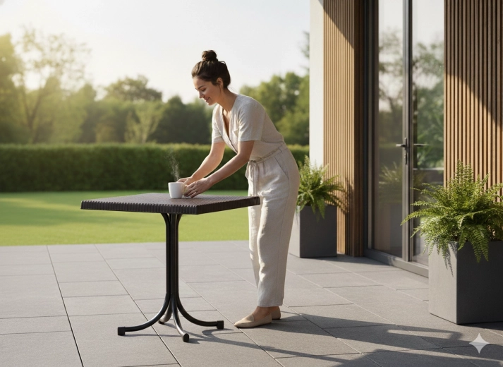 Ideaal voor terras en kleinere ruimtes