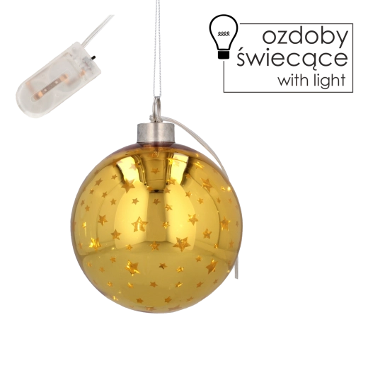 Luxuriöse goldene Optik und glänzende Oberfläche