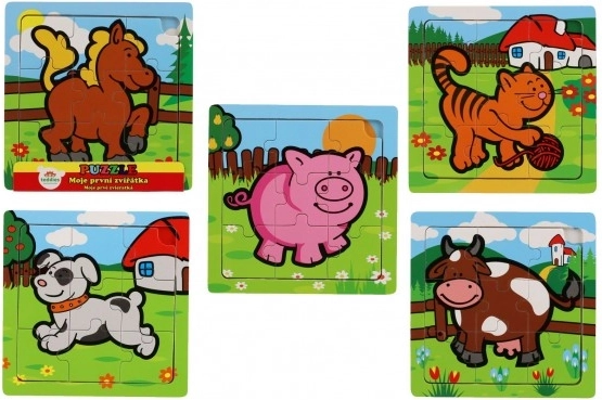 Teddies Holzpuzzle meine ersten Tiere: Pferdchen