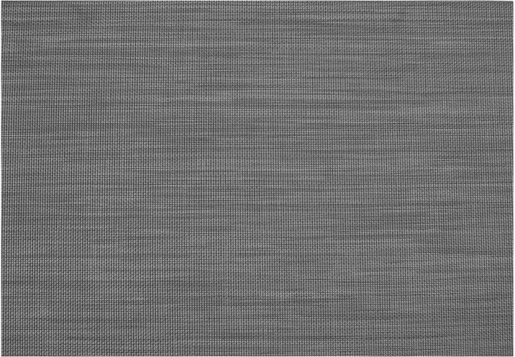 Placemat PVC/polyester 45 × 30 cm donkergrijs