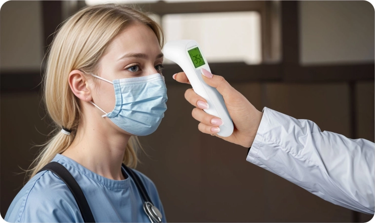 Mesure instantanée sans contact en 1 seconde