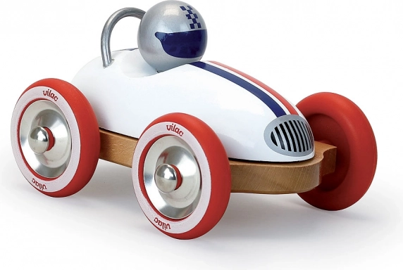 Vilac wooden car Roadster vintage – white