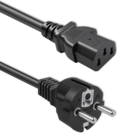 Câble d’alimentation Qoltec Schuko (CEE 7/7) – IEC C13, 3 m