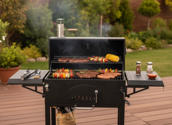 Grille en fonte pour une chaleur uniforme et une saveur marquée