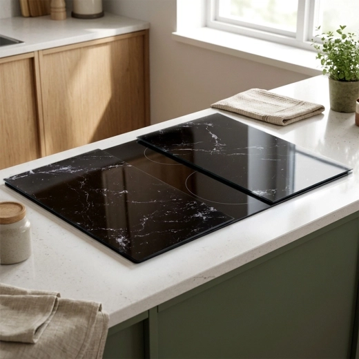 More worktop space thanks to the hob cover