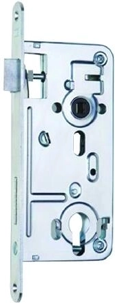 Insteekslot K136 72/80 P-L wit, cilinderslot met overbrenging