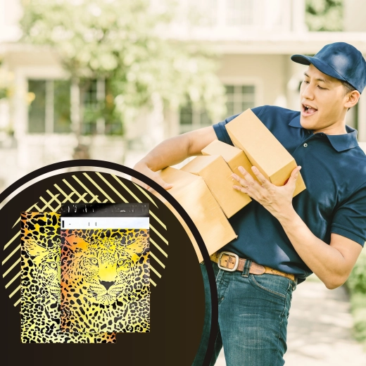 Stylish leopard design