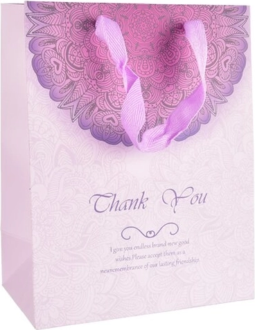 Sac cadeau Thank You 14 × 7 × 15 cm